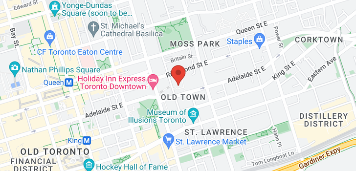 map of #1108 -105 GEORGE ST
